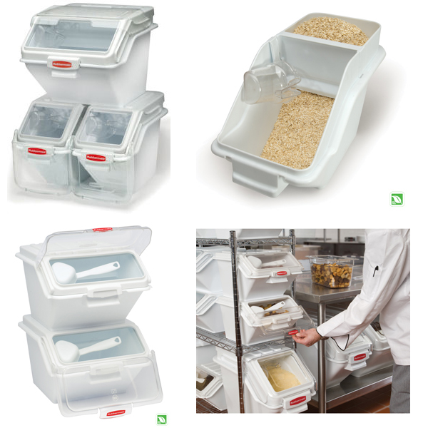 Rubbermaid Commercial ProSave Shelf Ingredient Bin with Scoop