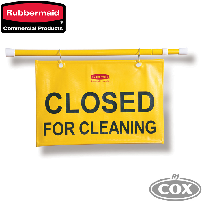Closed for Cleaning, Doorway Hanging Sign - 9S15