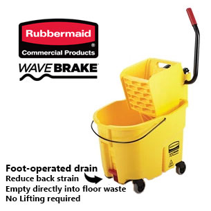 WaveBrake with Foot-operated Drain - 2031764