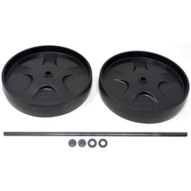 Replacement Wheels and Axle for High Capacity Janitor Carts - 2093194
