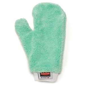 HYGEN Green Microfiber Dusting Mitt with Thumb - FGQ6520